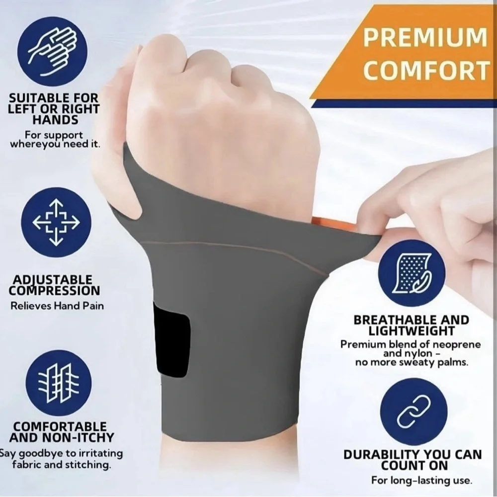 Wrist Brace,Carpal Tunnel Wrist Brace Wrist Wraps Wrist Support Tendonitis (L)